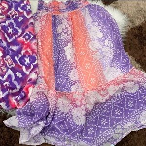 Girls size 10 justice skirt